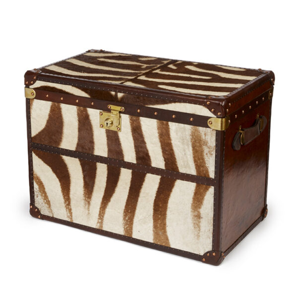 Large Zebra Print Trunk - Image 3