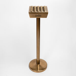 Sautter - Crate Bronze Ashtray on Stand