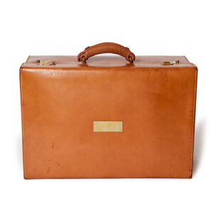 Small Leather Vintage Briefcase