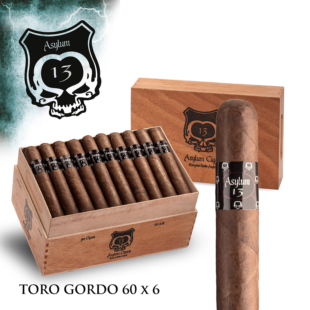 Eiroa - Nicaragua - Asylum 13 Toro Gordo (Box of 20)