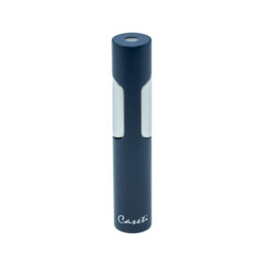 Caseti of Paris - Slim Single Torch (Navy Blue & Silver)