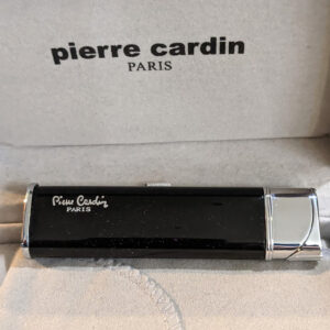 Pierre Cardin - Elegant Black Enamelled Lighter