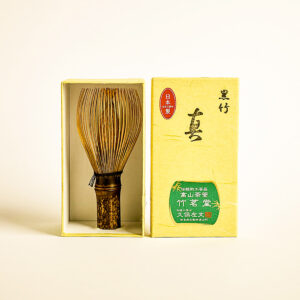 Lalani & Co. - Handmade Black Bamboo Matcha Whisk (Short)