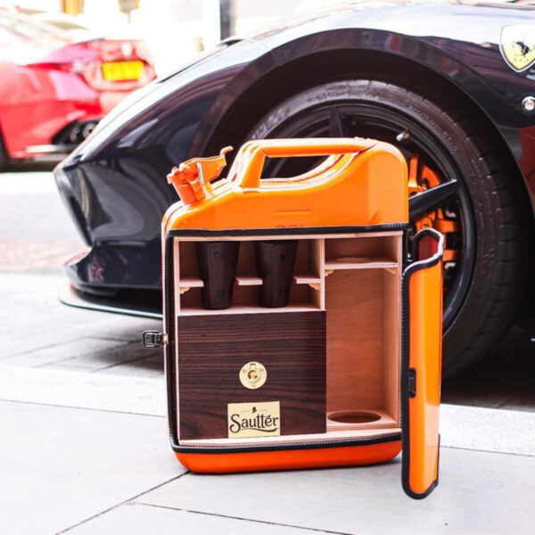 Sautter Portable Humidor (Orange)