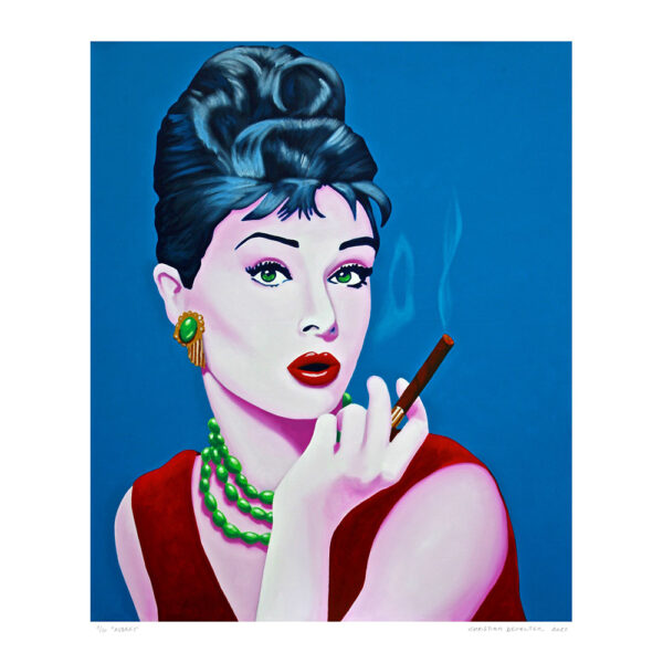 Christian Develter - Cigar Lithograph Series - Audrey (LE)