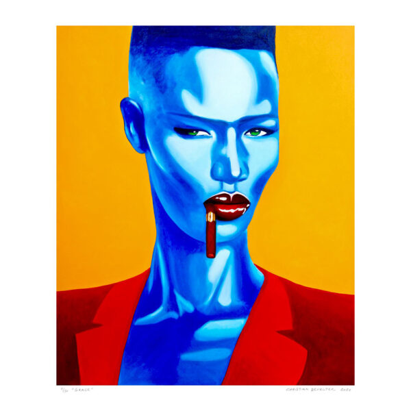 Christian Develter - Cigar Lithograph Series - Grace Jones (LE)